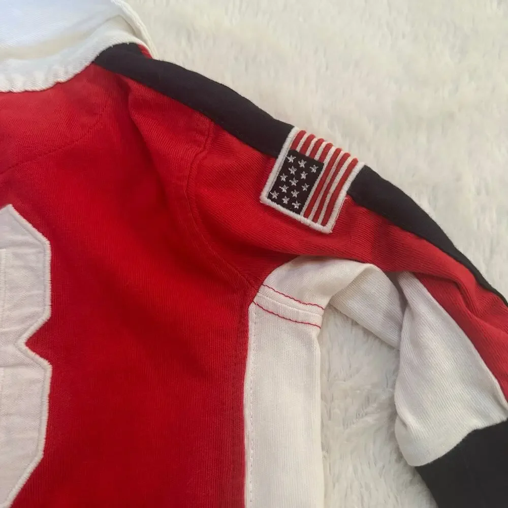 Ralph Lauren Baby Boys Romper sz 3 M Large Pony Logo Romper - Picture 6 of 8